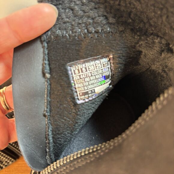 Skechers Z19125 Women's Black Textile Synergy Collab Zip Up Booties Size US 8 M - Picture 6 of 8